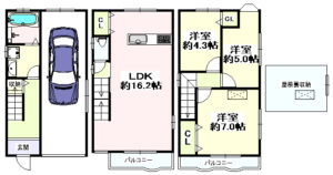 成育４丁目　一戸建住宅-1