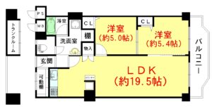 クローバーハイツ森小路　一号棟-1