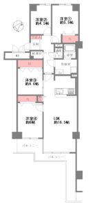 京橋グリーンハイツ　三号棟-1